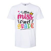 Little Miss First Grade Back To School 1st Grade Girl Softstyle CVC T-Shirt