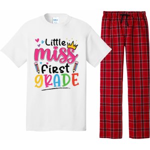 Little Miss First Grade Back To School 1st Grade Girl Pajama Set