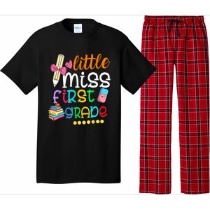 Little Miss First Grade Back To School 1st Grader Pajama Set