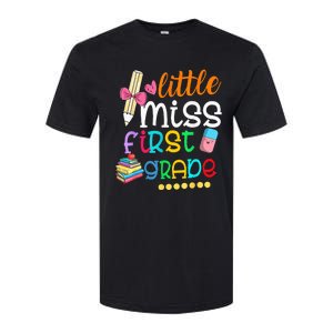 Little Miss First Grade Back To School 1st Grader Softstyle CVC T-Shirt