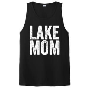 Lake Mom Funny Gift Lake Life Boating Gift Hooded Funny Gift PosiCharge Competitor Tank