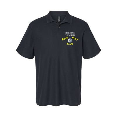 Lifetime Member Four Putt Club Golf Club Humorous Softstyle Adult Sport Polo