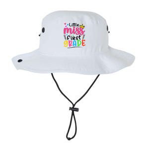 Little Miss First Grade Back To School 1st Grade Girl Legacy Cool Fit Booney Bucket Hat