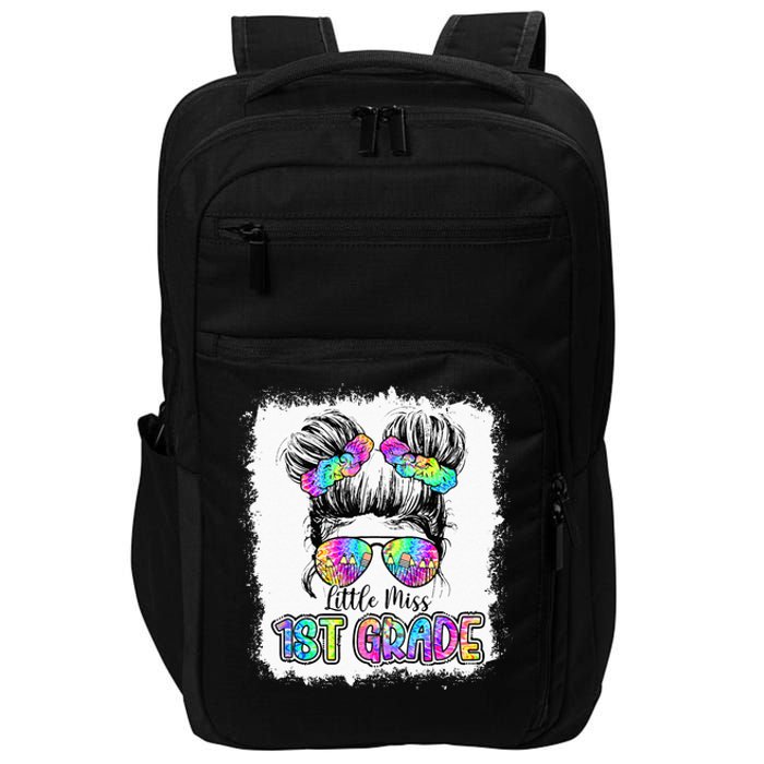 Little Miss First Grade Girls 1st Grade Girl Back To School Impact Tech Backpack