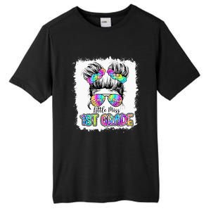 Little Miss First Grade Girls 1st Grade Girl Back To School Tall Fusion ChromaSoft Performance T-Shirt