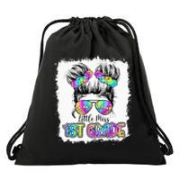 Little Miss First Grade Girls 1st Grade Girl Back To School Drawstring Bag