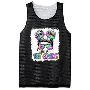 Little Miss First Grade Girls 1st Grade Girl Back To School Mesh Reversible Basketball Jersey Tank