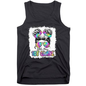 Little Miss First Grade Girls 1st Grade Girl Back To School Tank Top