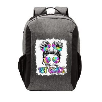 Little Miss First Grade Girls 1st Grade Girl Back To School Vector Backpack