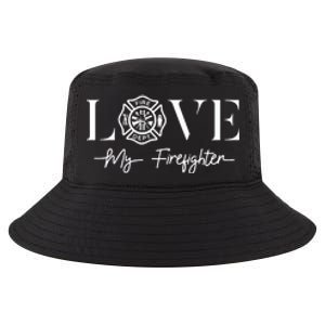 Love My Firefighter Wife Girlfriend Gift Cool Comfort Performance Bucket Hat