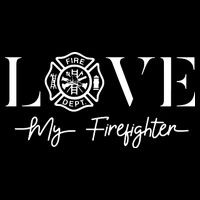 Love My Firefighter Wife Girlfriend Gift Cooling Performance Crew T-Shirt