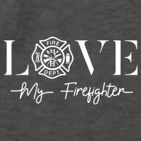 Love My Firefighter Wife Girlfriend Gift Vector Backpack