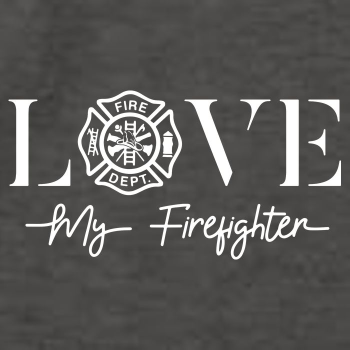 Love My Firefighter Wife Girlfriend Gift Vector Backpack