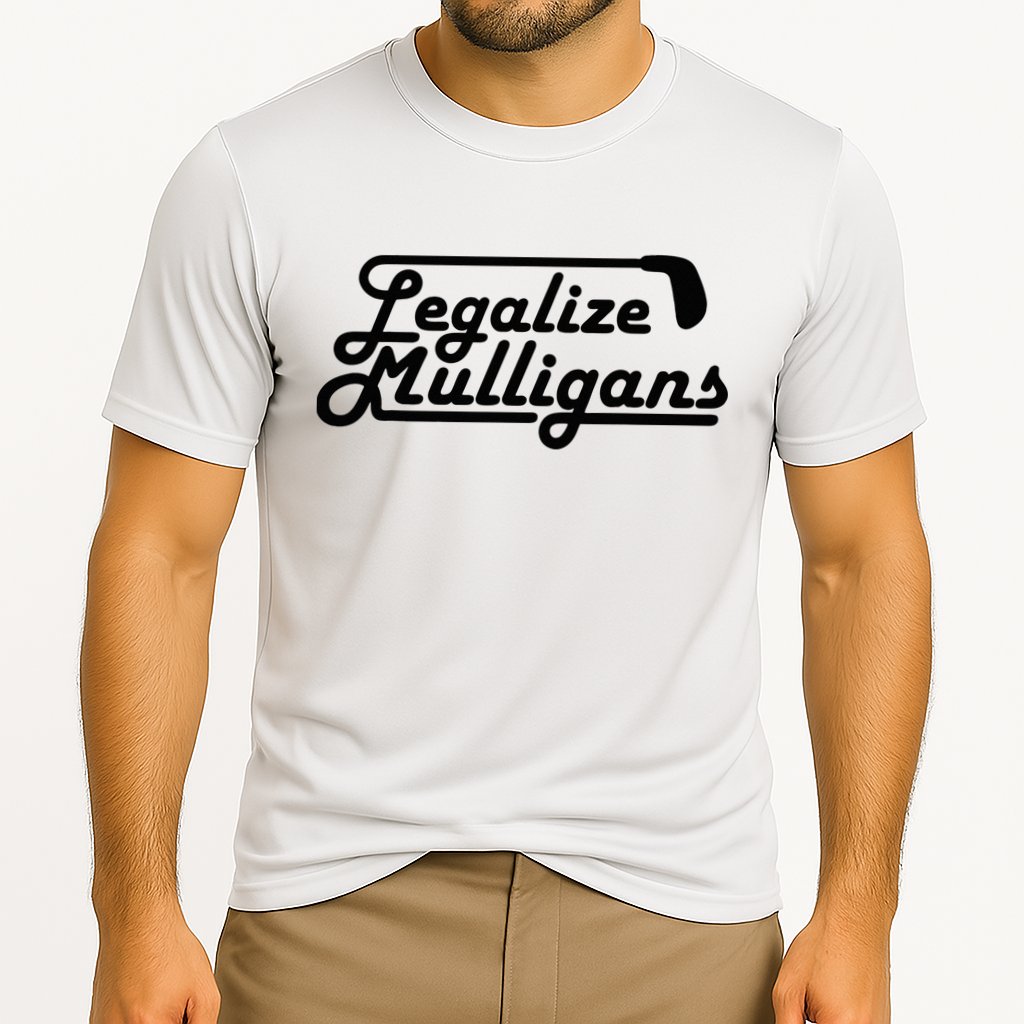 Legalize Mulligans Funny Golf Gift Cooling Performance Crew T-Shirt