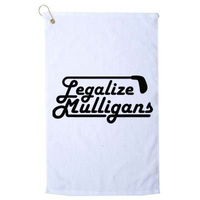 Legalize Mulligans Funny Golf Gift Golf Towel