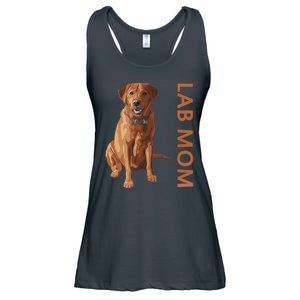 Lab Mom Fox Red Labrador Retriever Gift For Dog Lover Ladies Essential Flowy Tank