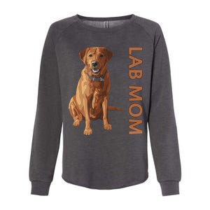 Lab Mom Fox Red Labrador Retriever Gift For Dog Lover Womens California Wash Sweatshirt