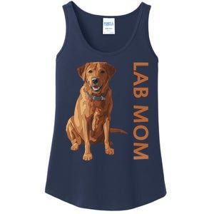 Lab Mom Fox Red Labrador Retriever Gift For Dog Lover Ladies Essential Tank