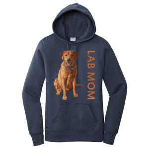 Lab Mom Fox Red Labrador Retriever Gift For Dog Lover Women's Pullover Hoodie