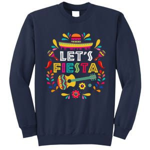 Lets Mexican Fiesta Cinco De Mayo Party Colourful Guitar Fun Sweatshirt