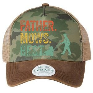 Lawn Mowing Father Day Mows Best Mower Gift Gardening Dad Legacy Tie Dye Trucker Hat