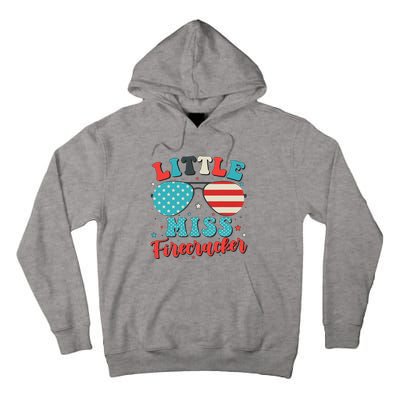 Little Miss Firecracker 4th of July Tall Hoodie