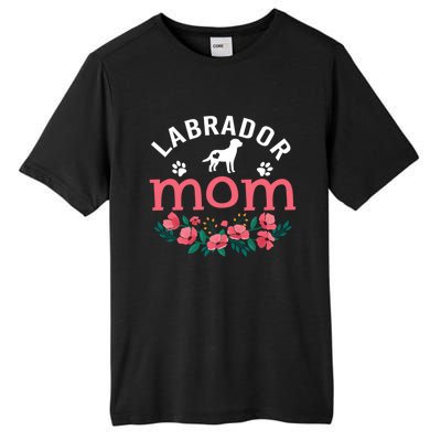 Labrador Mom Funny Gift Labrador Dog Lover Owner Christmas Great Gift Tall Fusion ChromaSoft Performance T-Shirt