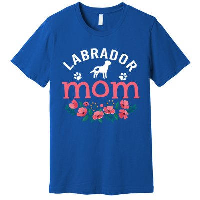 Labrador Mom Funny Gift Labrador Dog Lover Owner Christmas Great Gift Premium T-Shirt