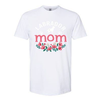 Labrador Mom Funny Gift Labrador Dog Lover Owner Christmas Great Gift Softstyle CVC T-Shirt