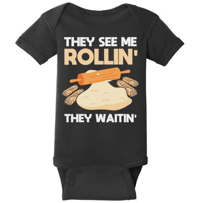 Lefse Master Funny Lefse Baby Bodysuit