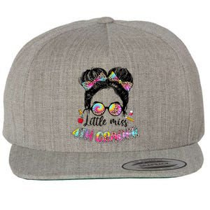 Little Miss Fourth Grade Back To School Cute Gift 4Th Grade Gift Wool Snapback Cap