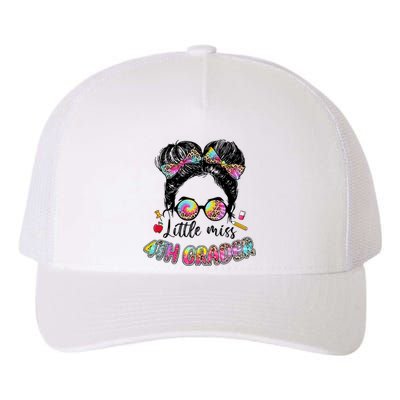 Little Miss Fourth Grade Back To School Cute Gift 4Th Grade Gift Yupoong Adult 5-Panel Trucker Hat