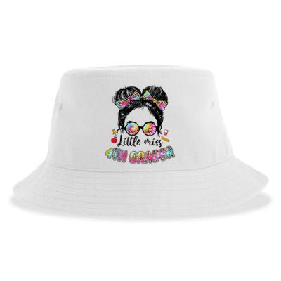 Little Miss Fourth Grade Back To School Cute Gift 4Th Grade Gift Sustainable Bucket Hat