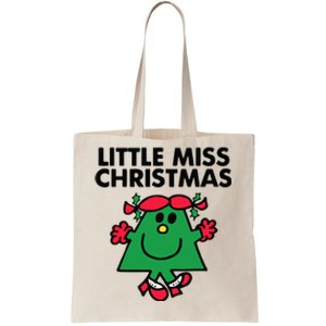 Little Miss Festive Christmas Xmas Holiday Tote Bag