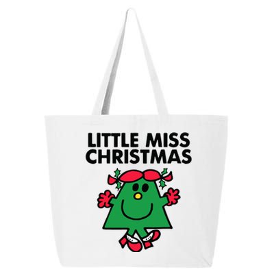 Little Miss Festive Christmas Xmas Holiday 25L Jumbo Tote