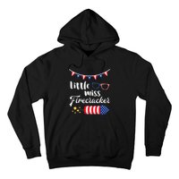 Little Miss Firecracker 4th Of July Hoodie