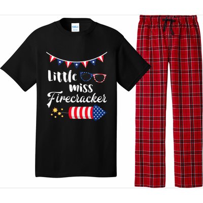 Little Miss Firecracker 4th Of July Pajama Set