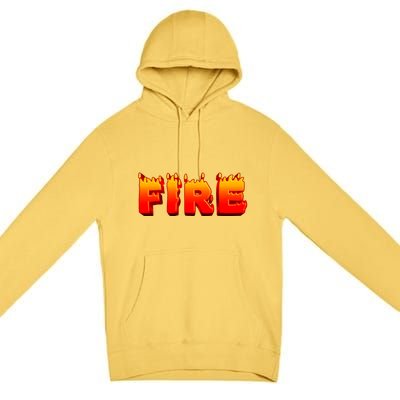 Last Minute Family Couples Halloween Fire And Ice Costumes Premium Pullover Hoodie