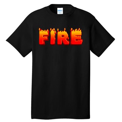 Last Minute Family Couples Halloween Fire And Ice Costumes Tall T-Shirt