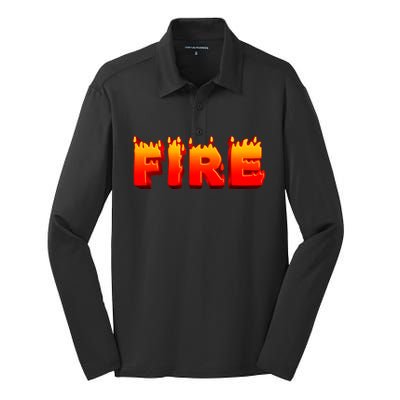 Last Minute Family Couples Halloween Fire And Ice Costumes Silk Touch Performance Long Sleeve Polo