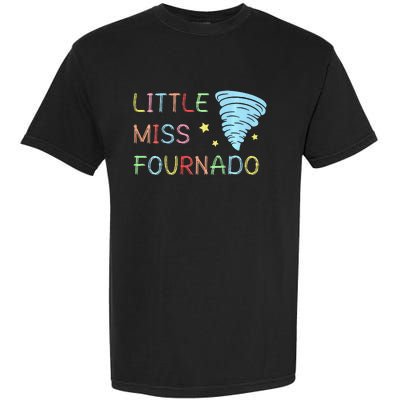 Little Miss Fournado 4th Birthday Garment-Dyed Heavyweight T-Shirt