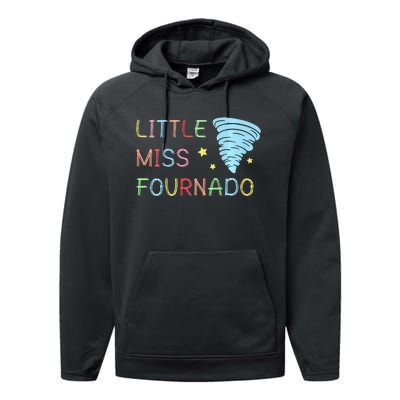 Little Miss Fournado 4th Birthday Performance Fleece Hoodie