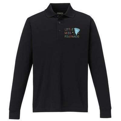 Little Miss Fournado 4th Birthday Performance Long Sleeve Polo