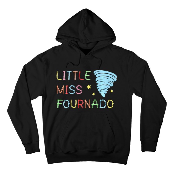 Little Miss Fournado 4th Birthday Hoodie