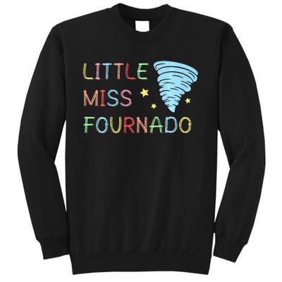 Little Miss Fournado 4th Birthday Sweatshirt