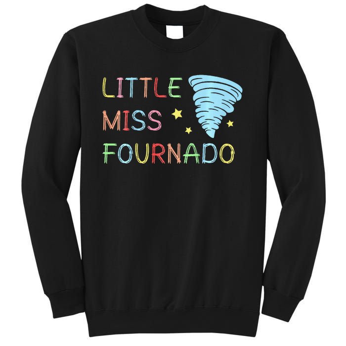 Little Miss Fournado 4th Birthday Sweatshirt