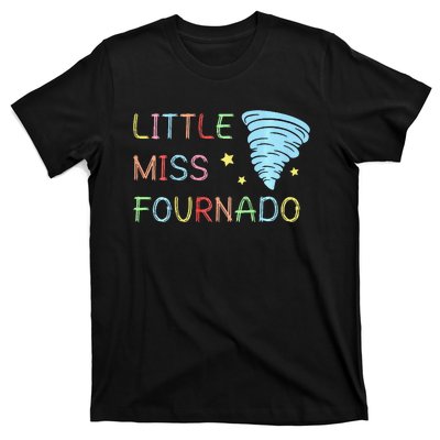 Little Miss Fournado 4th Birthday T-Shirt