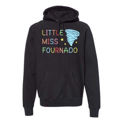 Little Miss Fournado 4th Birthday Premium Hoodie