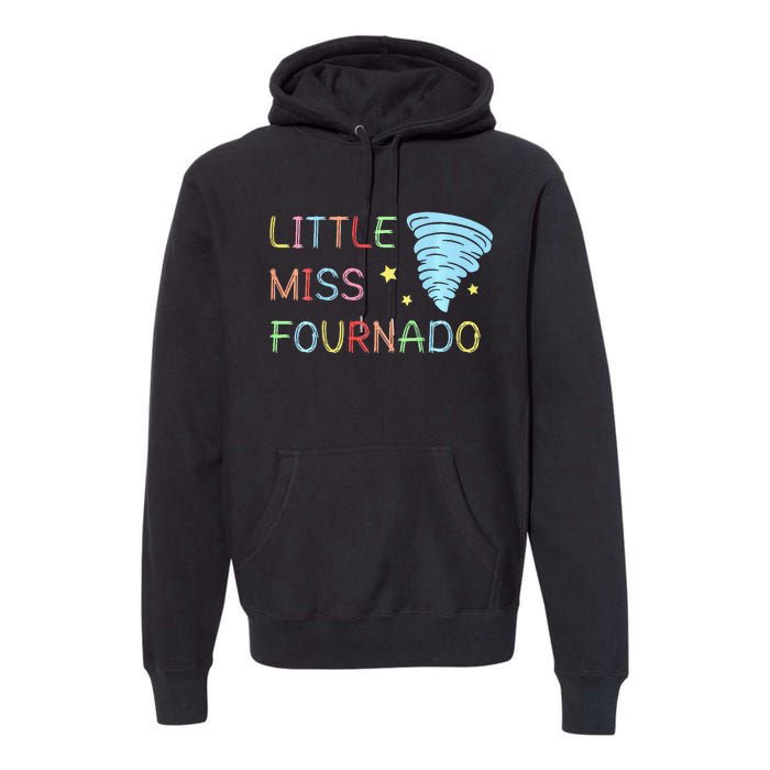 Little Miss Fournado 4th Birthday Premium Hoodie