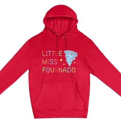 Little Miss Fournado 4th Birthday Premium Pullover Hoodie